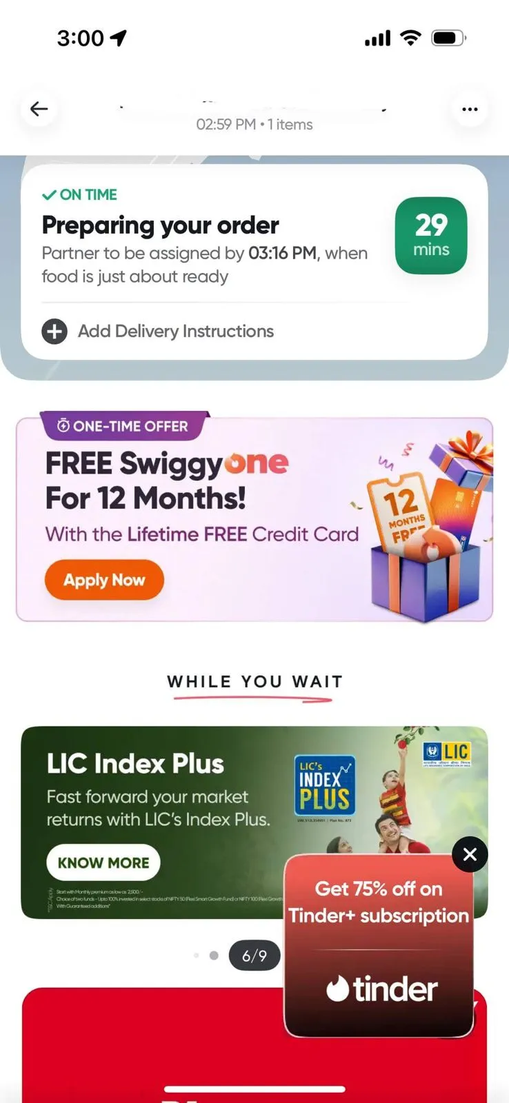 Swiggy Zene Ads