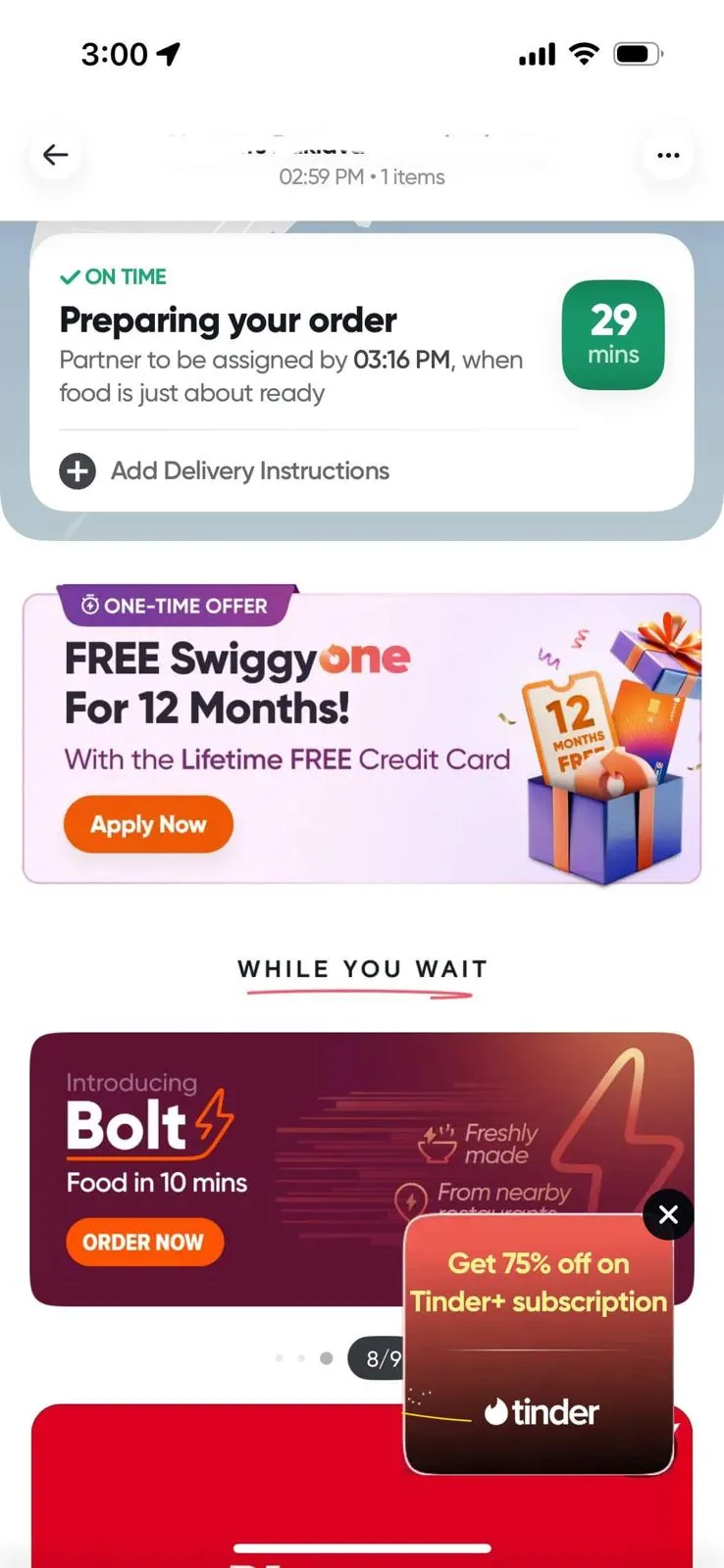 Swiggy Zene Ads